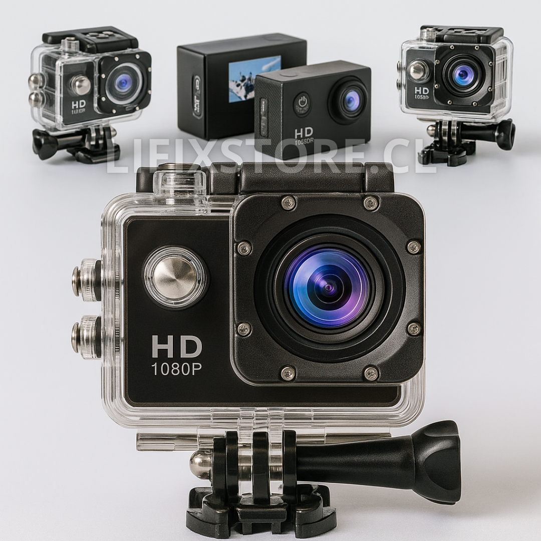 📸 Action Go Sports – sumergible full hd