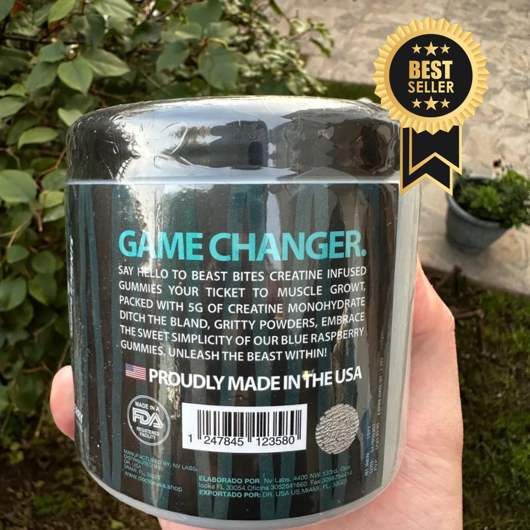 🦾 Beast Bites - La creatina que no te quita tiempo… y sí te da resultados.
