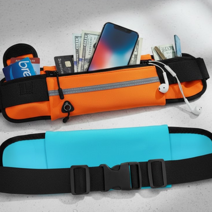 🎽 Riñonera Deportiva Ajustable Impermeable