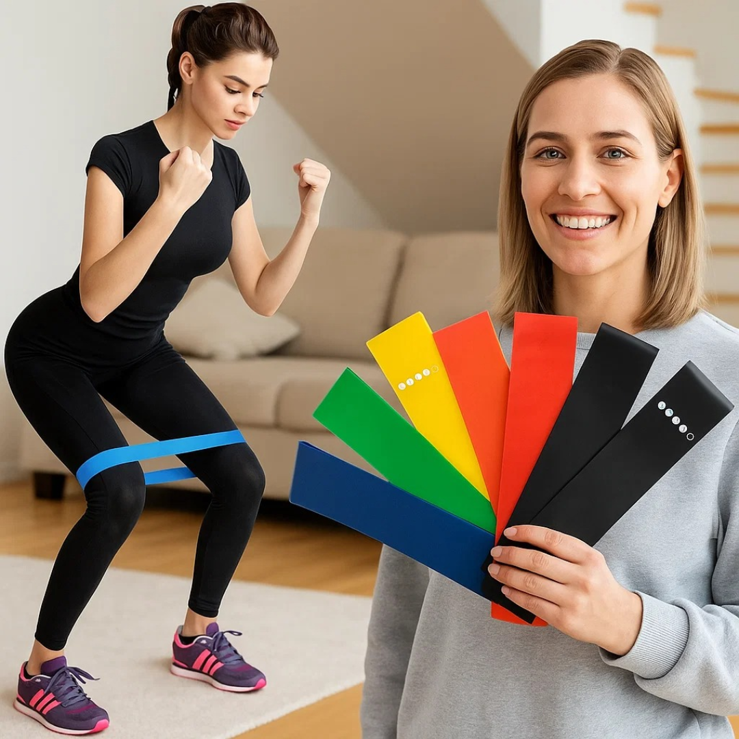 💪 Set de 5 Bandas Elásticas de Resistencia