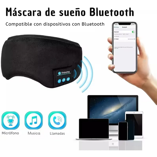 💤 Antifaz Premium con Audífonos Bluetooth