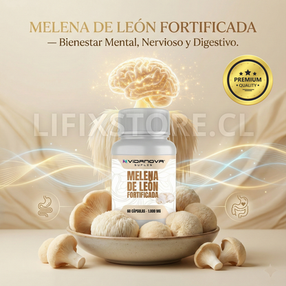 MELENA DE LEÓN FORTIFICADA MEDICINA NATURAL