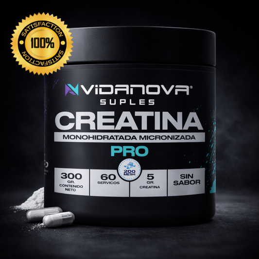 ⚡ Creatina Pro Monohidratada Micronizada Vidanova® 300g