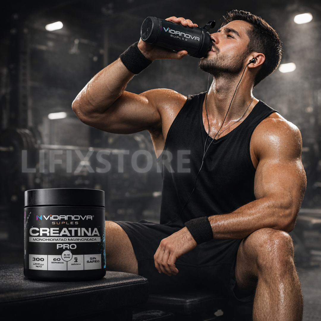⚡ Creatina Pro Monohidratada Micronizada Vidanova® 300g